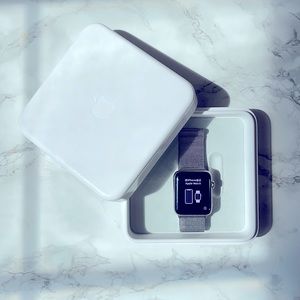 apple watch series 2, milanese loop, stainless steel